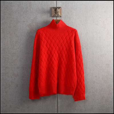 Pull Col Roulé Épais et Élégant pour Femme