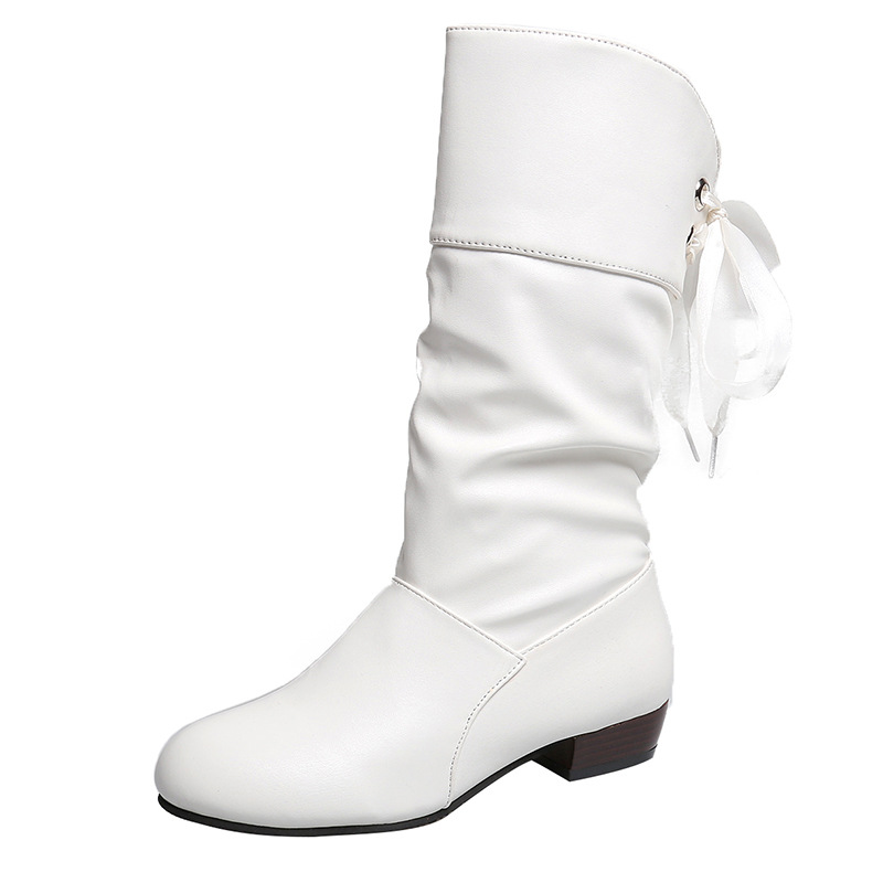 Bottes Mi-Mollet "Clara" à Talon Épais