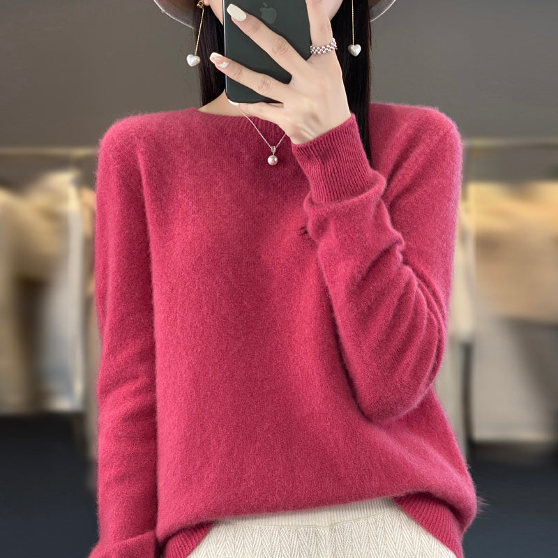 ANYKA  Pull en cachemire et laine mérinos