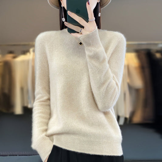 ANYKA  Pull en cachemire et laine mérinos