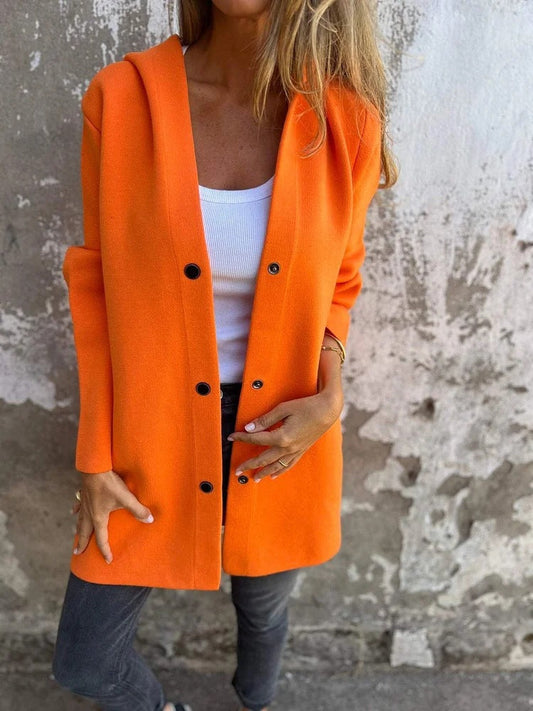 cardigan à capuche casual