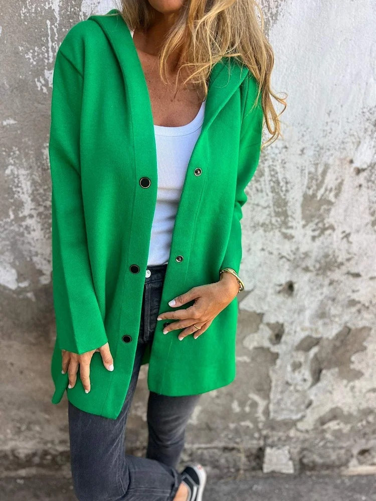 cardigan à capuche casual