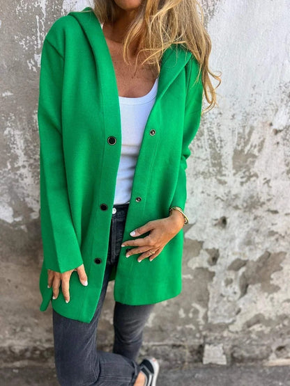 cardigan à capuche casual