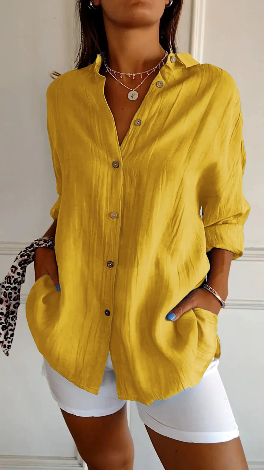 Chemise Col Revers