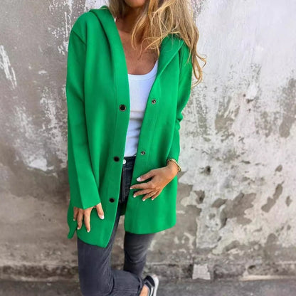 cardigan à capuche casual