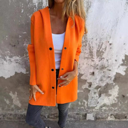 cardigan à capuche casual