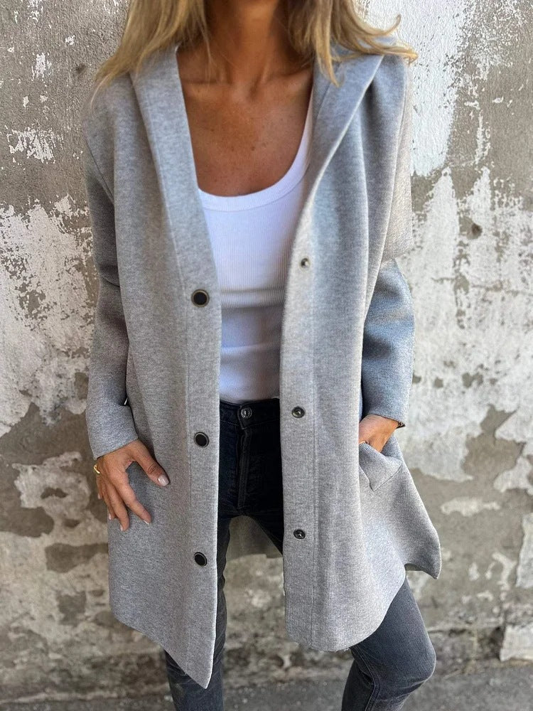 cardigan à capuche casual
