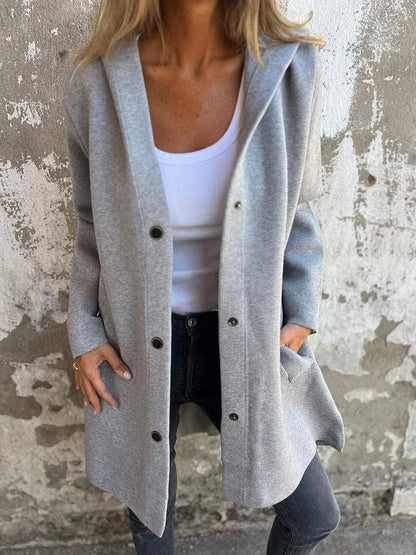 cardigan à capuche casual
