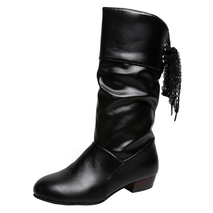 Bottes Mi-Mollet "Clara" à Talon Épais