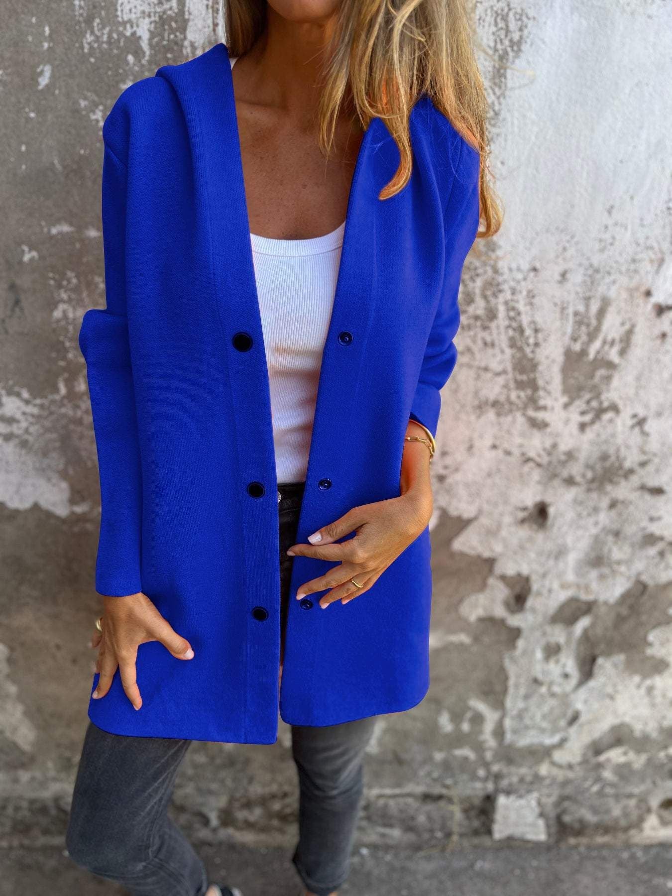cardigan à capuche casual