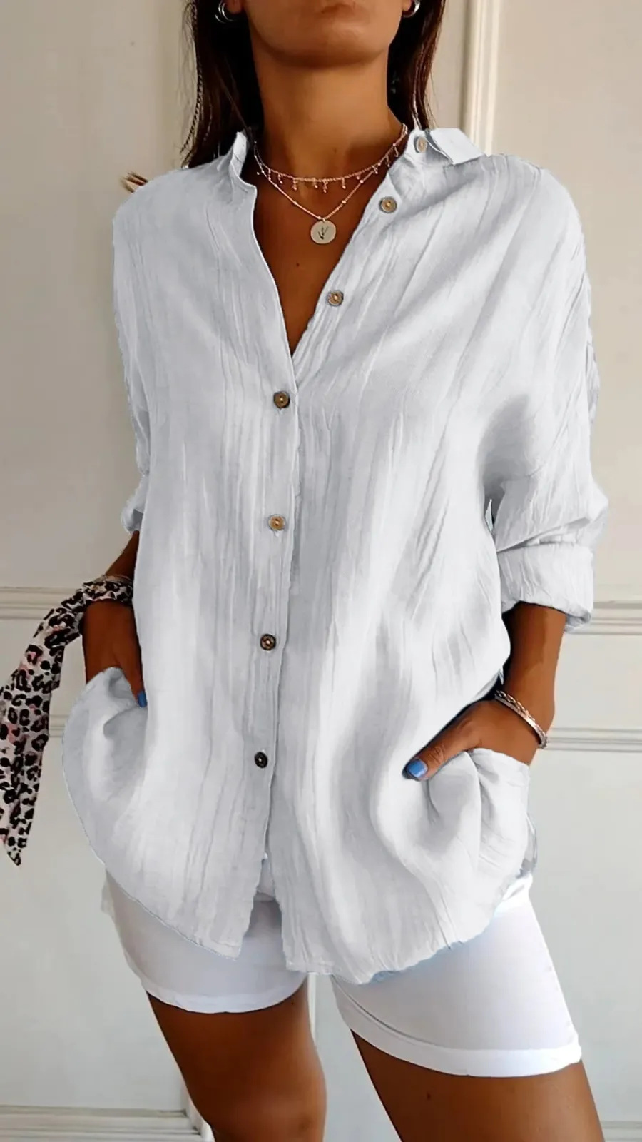 Chemise Col Revers