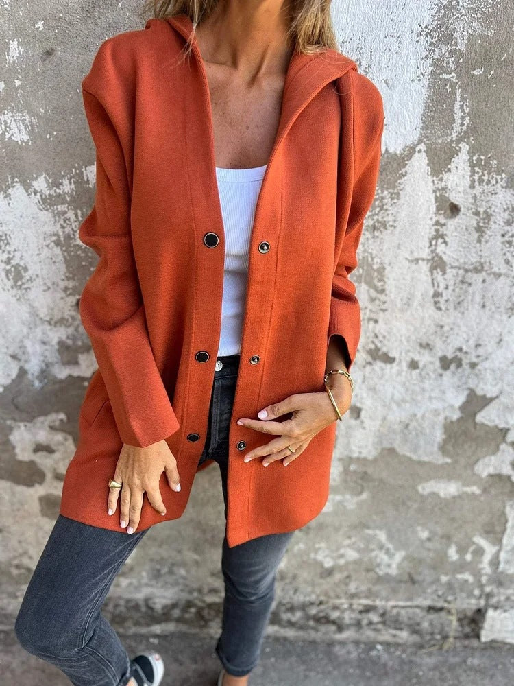 cardigan à capuche casual