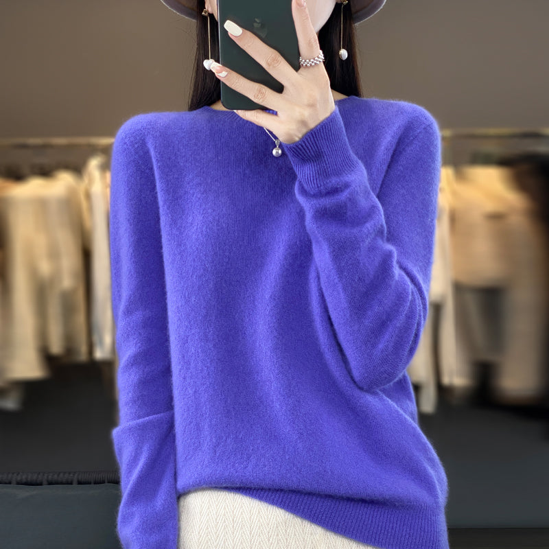 ANYKA  Pull en cachemire et laine mérinos