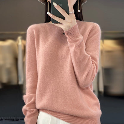ANYKA  Pull en cachemire et laine mérinos